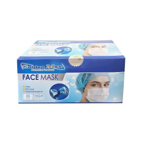 ماسک جراحی ۳ لایه گلدن مکس جعبه ۵۰ عددی (۲)