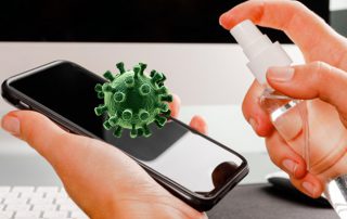 ضدعفونی تلفن همراه برای جلوگیری از ابتلا به ویروس کرونا